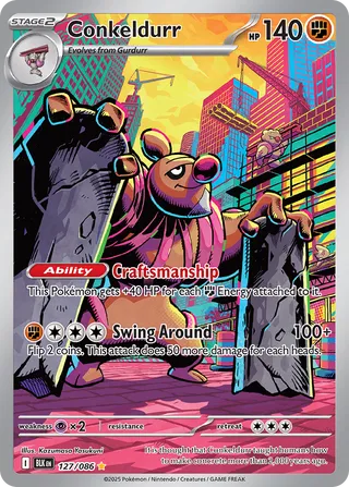 Conkeldurr (Black Bolt 127/086)